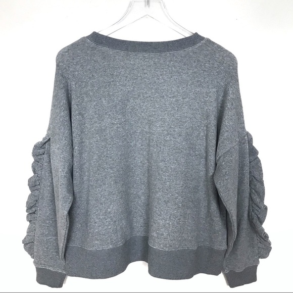 Madewell Ruffle Sweatshirt M - Picture 6 of 8